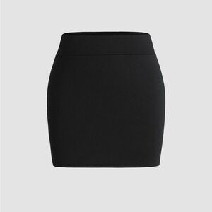 Cider Black Mini Skirt